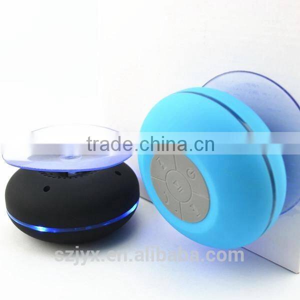 Waterproof BTS-06 Wireless Bluetooth Shower Speaker with Microphone