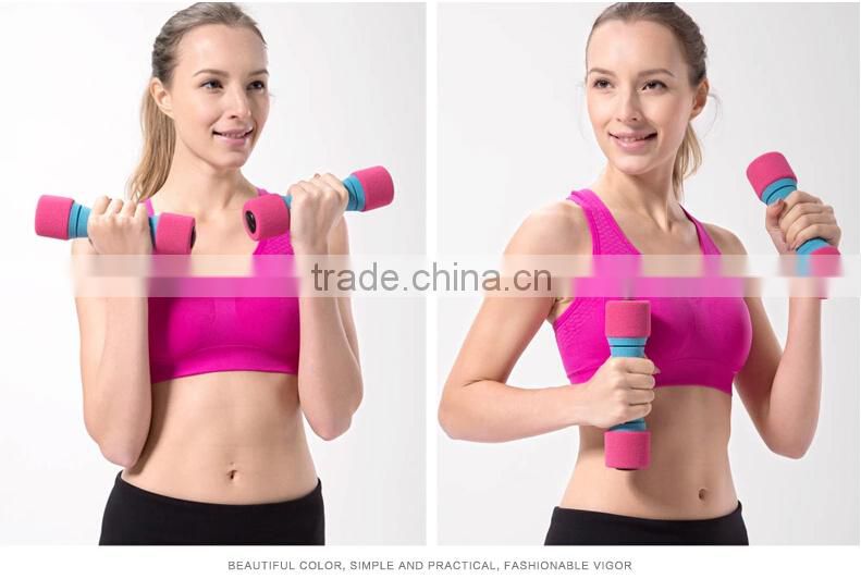 New Style High Quality Foam Cast Iron Dumbbell for Women