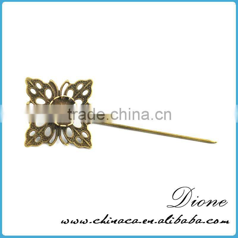 New vintage wholesale antiqued broned brass tray C&A fashion jewelry findings