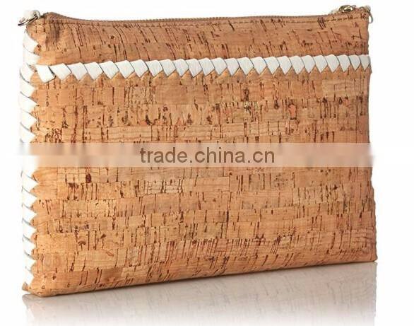 Custom Latest Design Cork Fabric Cross Body Bag woman handbag