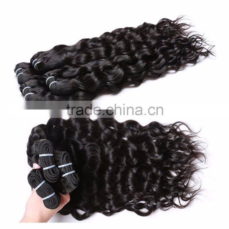 ladies human hair Cambodian/Brazilian/Peruvian/Burmess/Malaysian curly wavy hair