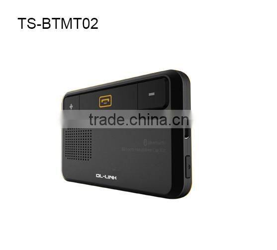 Hot sell! High quality TS-BTMT02 Bluetooth Handsfree Car Kit,Supports bluetooth Headset and speaker Phone