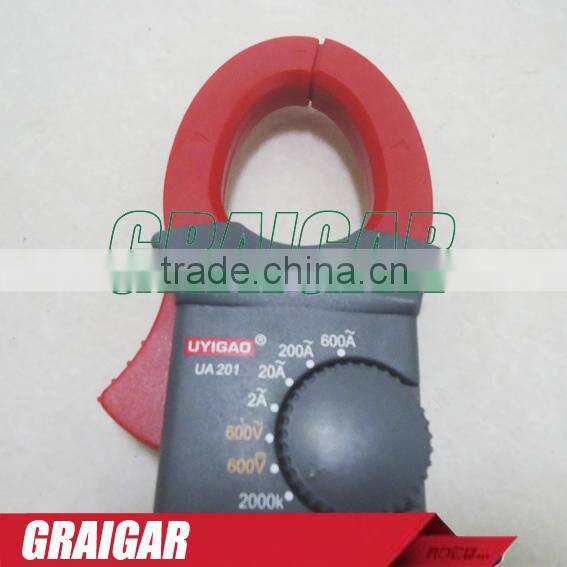 Resistance DC AC Voltage Measuring Tool UA201 Clamp Meter Multitester
