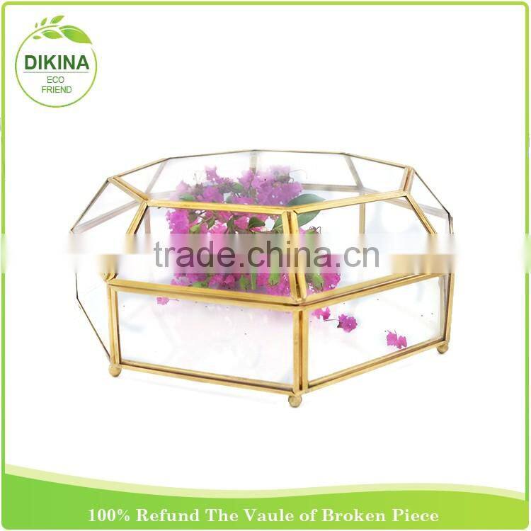 ^^^~~~ Wholesale handblown Geometric pot for home& wedding decor ^^^~~~ terraium glass plant lacquer vase