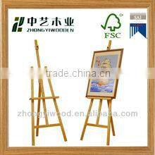 hot selling FSC&SA8000 handmade wooden easel stand for wholesale