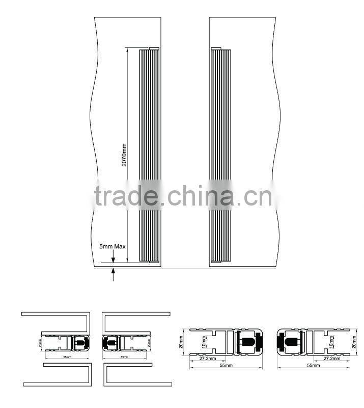 Safety Door Spare Led Light Stage Curtain