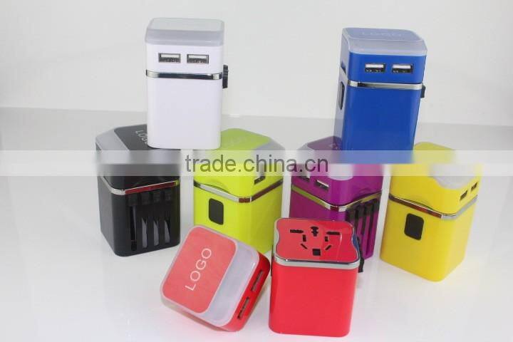 HOT World Travel Adapter charger 2 USB charger Universal Adapters and Converters