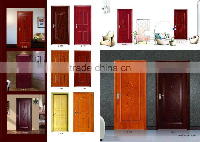Wooden Color PVC kitchen cabinet door