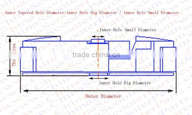 Clutch Water Cooled B1 Blata Replica Mini Moto Pokcet Bike 39CC Parts