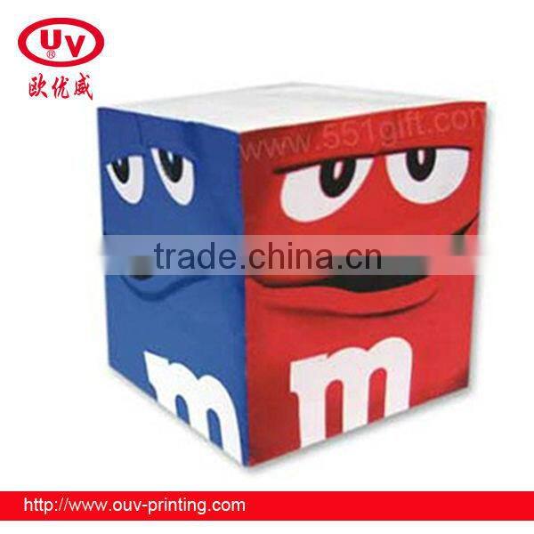 cheap customized sticky note cube