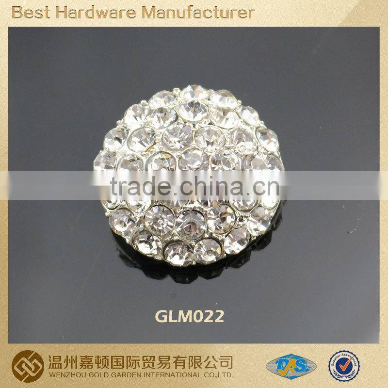 simple design high quality rhinestone sewing button