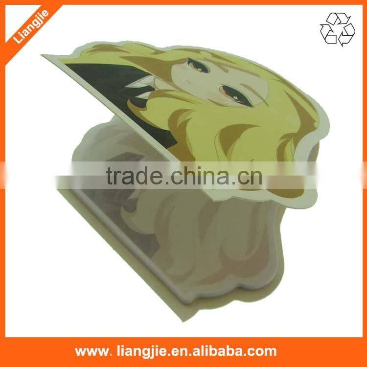 Lovely Girl Die-cut Memo Pad Sticky Notepad