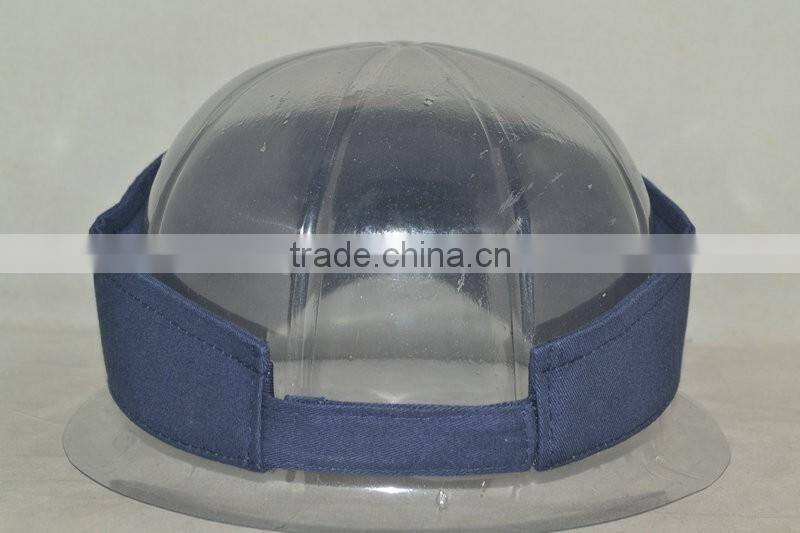 Guangzhou hat factory professional custom 100% cotton/dark blue/sun visor