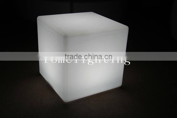 30CM Waterproof plastic homemade christmas ornaments decorations moonlight floating led cube