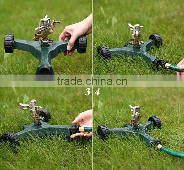 metal rotating sprinklers lawn sprinkler