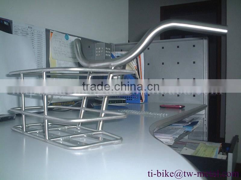 XACD made titanium bicycle front rack ti bike front carrier customized bike frame basket /ti bags holder/ ti bicycle parts