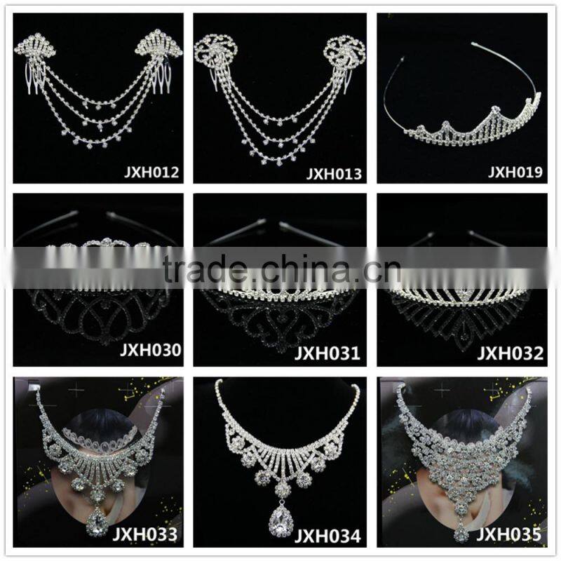 latest design crystal hair headband hotsale