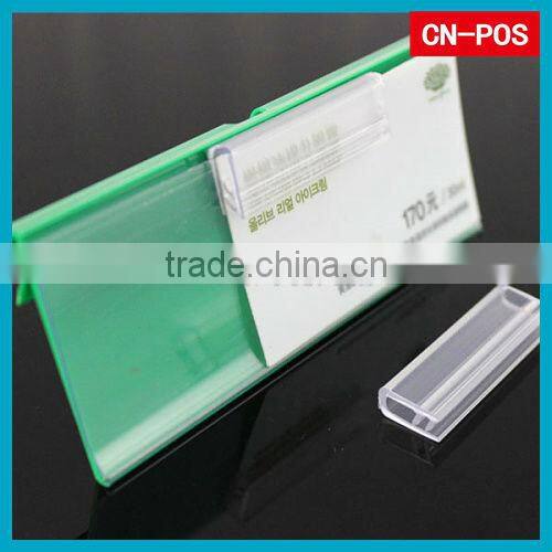 supermarket label holder for hanging