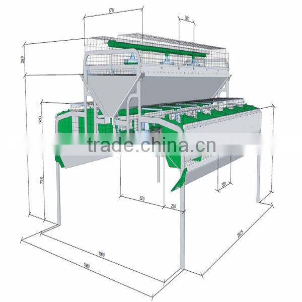 battery cage for rabbit