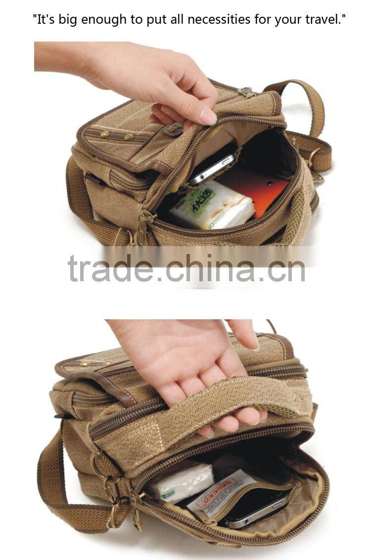 Classic Postal Satchel Bag Cross Body Strap Satchel Bag Man Small Shoulder Bag Canvas Messenger Bag