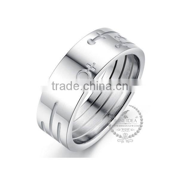 3MM-5MM Stainless steel round simple ring fashion couple ring wedding jewelry 6260468