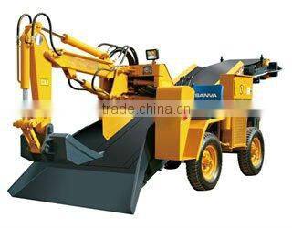 Excavating loader