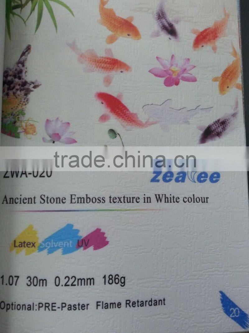 mirror wall paper/wall paper rolls/wall paper price