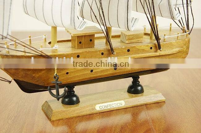 wooden ship model