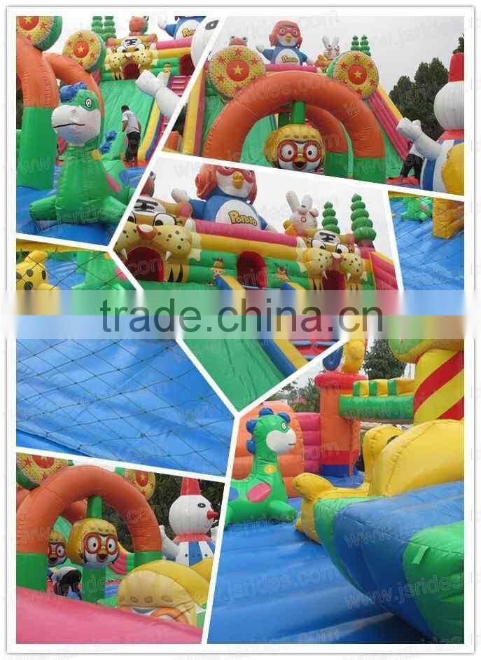 Outdoor playground Kids inflatable fun city