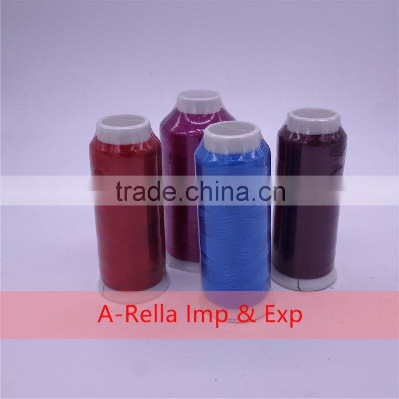 100% viscose yarn 120D/2 embroidery thread in cone