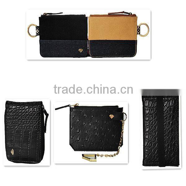 2014 best men's fashion PU leather wallet