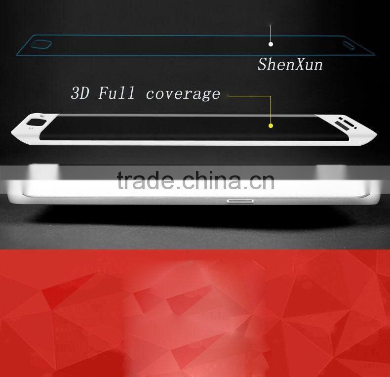 3d tempered glass screen protector for S6 edge
