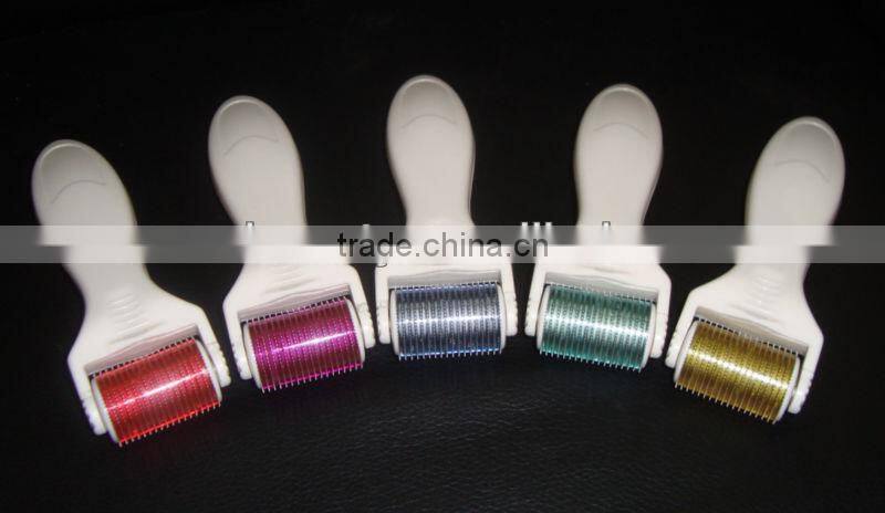 2014 best seller cosmetic 1.5mm,1.0mm 1080 body skin derma roller/skin roller-L008