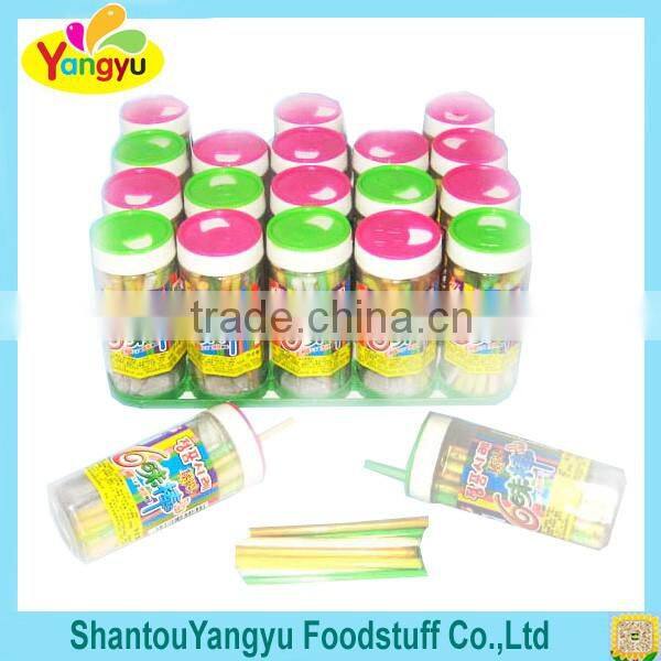 Individual Bottle Packing CC Straw Sour Candy