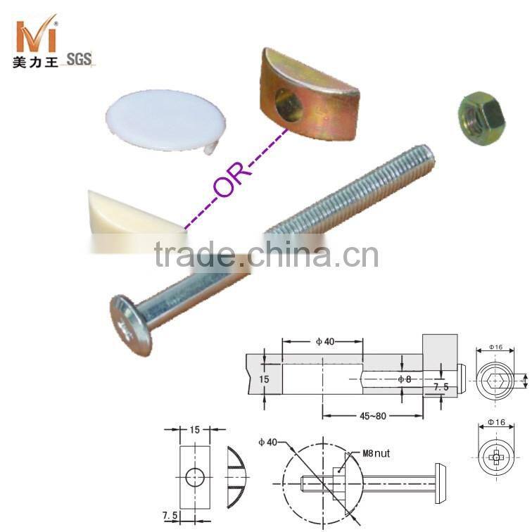 Hardware Type Furniture Joint Connector Bolts