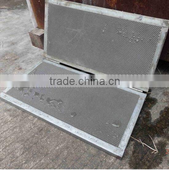 Notebook type 220*420mm size beeswax foundation embossing machine