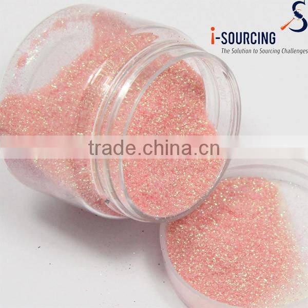 1/128 colorful PET glitter powders for plastic