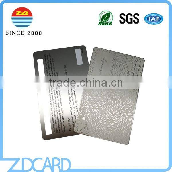 High Quality Magnetic Stripe Metal Business Card