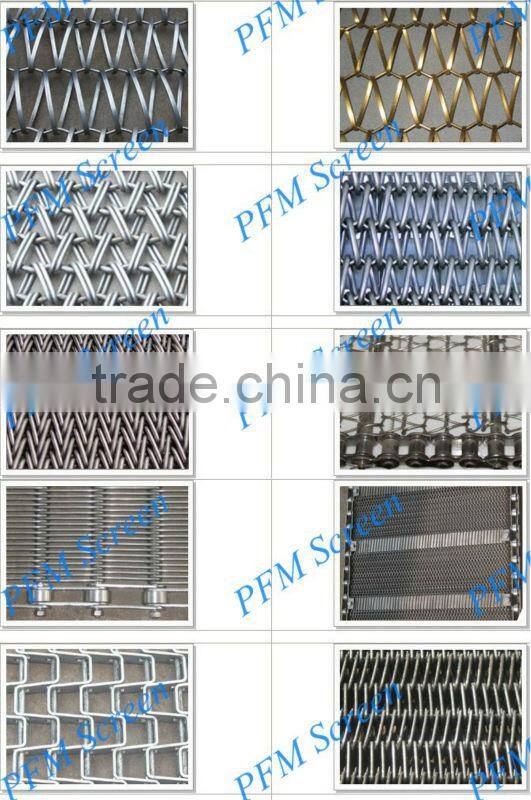 High quality stainless steel wire mesh conveyor belts( ISO 9001)