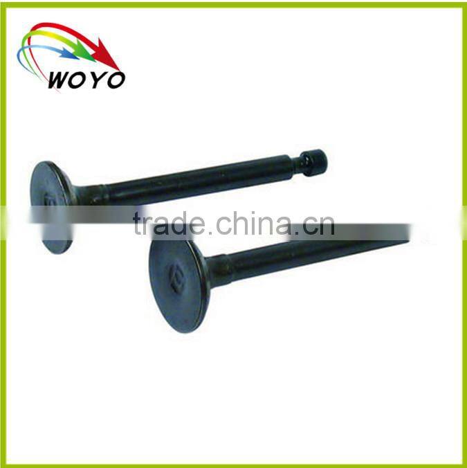 Intake and exhaust valve for single cylinder