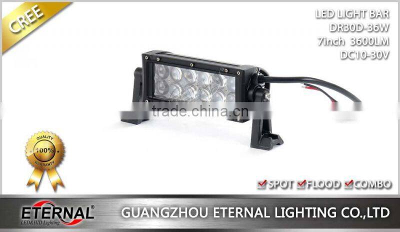 36W off road wrangler bumper spotlight truck trailer tractor harvester high power driving super spot 4D headlight