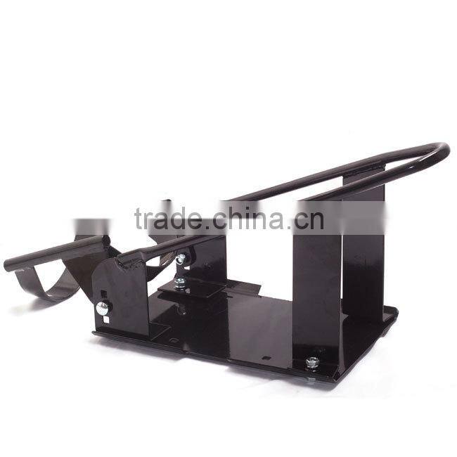 Steel Wheel Chock Holder Fit for 15"-19' Motorcycle Wheels 1500lbs Wheel Stopper SMI3115