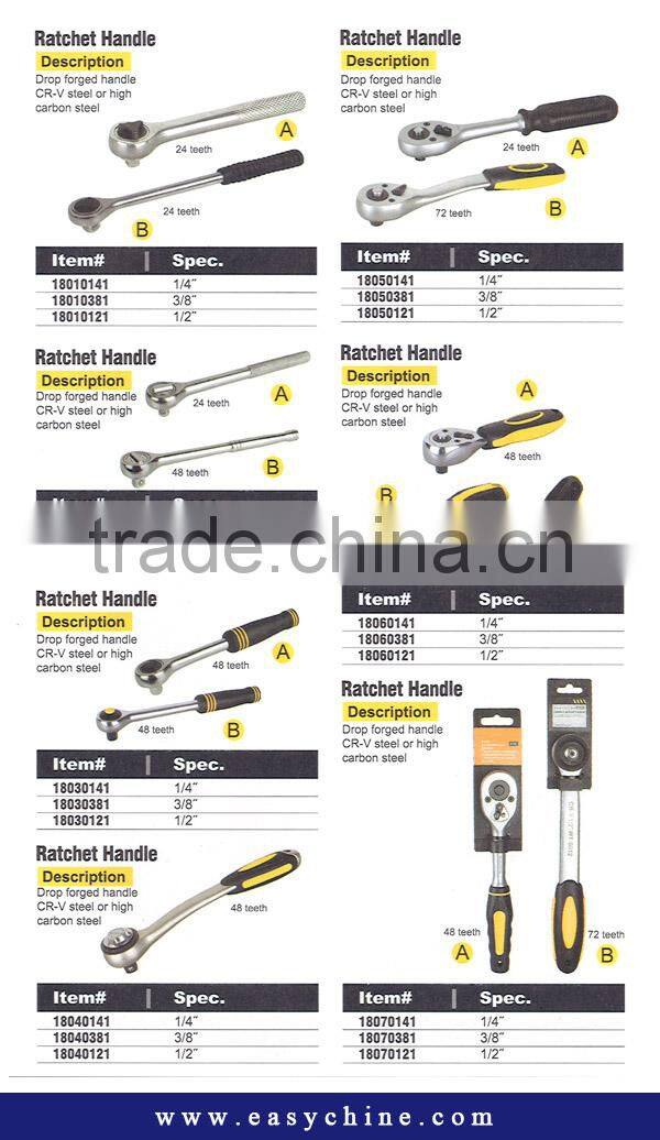 Drop Forged Handle CRV Steel Scaffold Ratchet Wrench