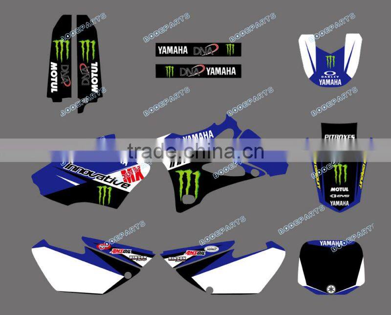 DST0046 New Style TEAM GRAPHICS & BACKGROUNDS DECALS STICKERS Kits for YAMAHA YZ85 2002-2012