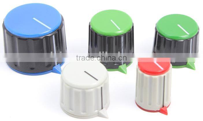 plastic slide potentiometer knob with sharp corner