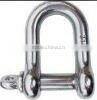 Stainless Steel Screw Pin D Shackles