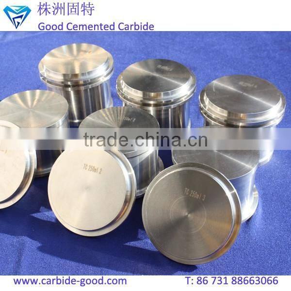 Customized tungsten carbide jar for ball grinding mill