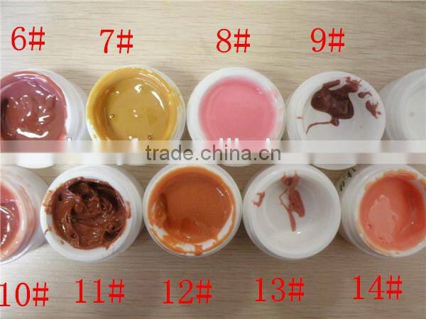 Good Color Texture Jelly Thick Gels for building nails