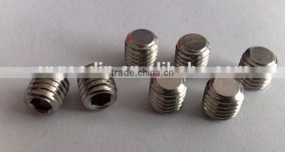STAINLESS STEEL CONE POINT HEXAGON SOCKET SET SCREW WITH GOOD QUALITY