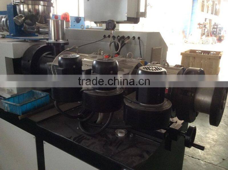 Double screw pvc extruder machine
